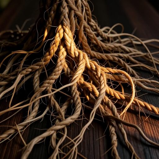 Tangled fibers representing commitments