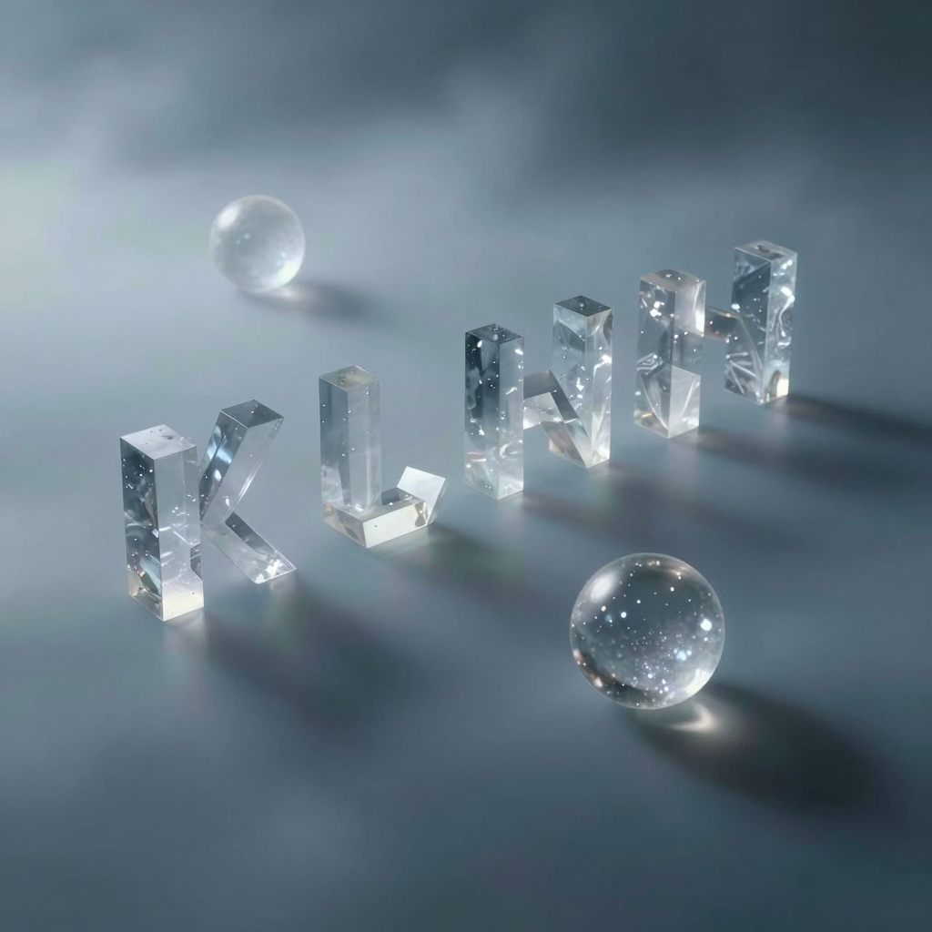 A sequence of geometric forms emerging from primordial mist.