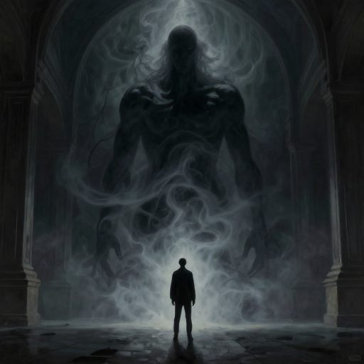 Dream manifestation of an internal conflict.