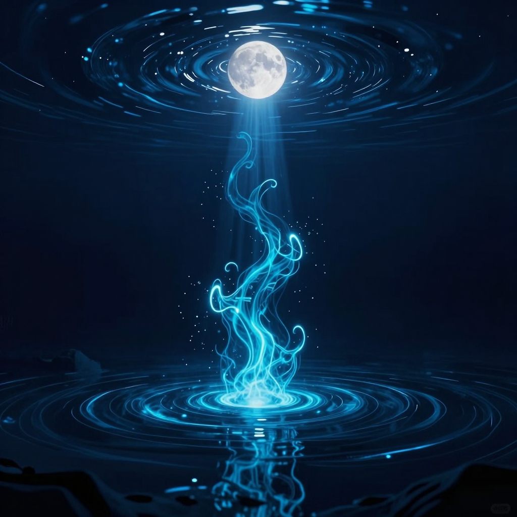 Sound waves emerging from deep silence.