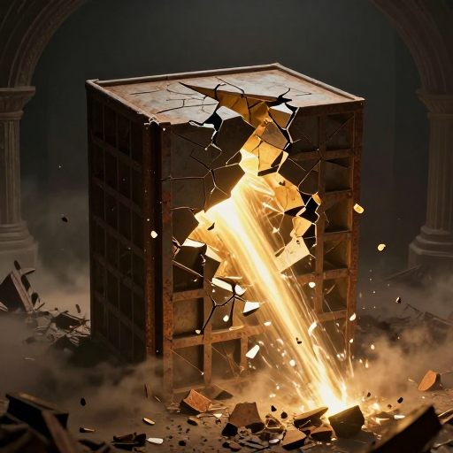 Shattering of an oppressive system