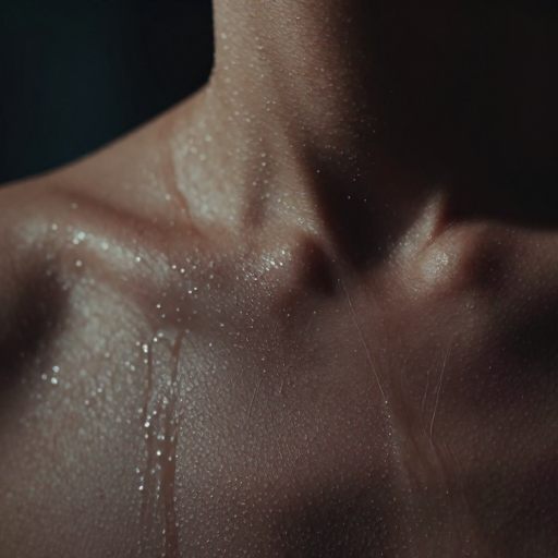 Ethereal depiction of friction on skin