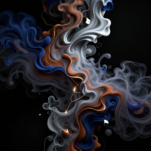 A swirling vortex of conceptual forms, symbolizing the mind grappling with the abstract.