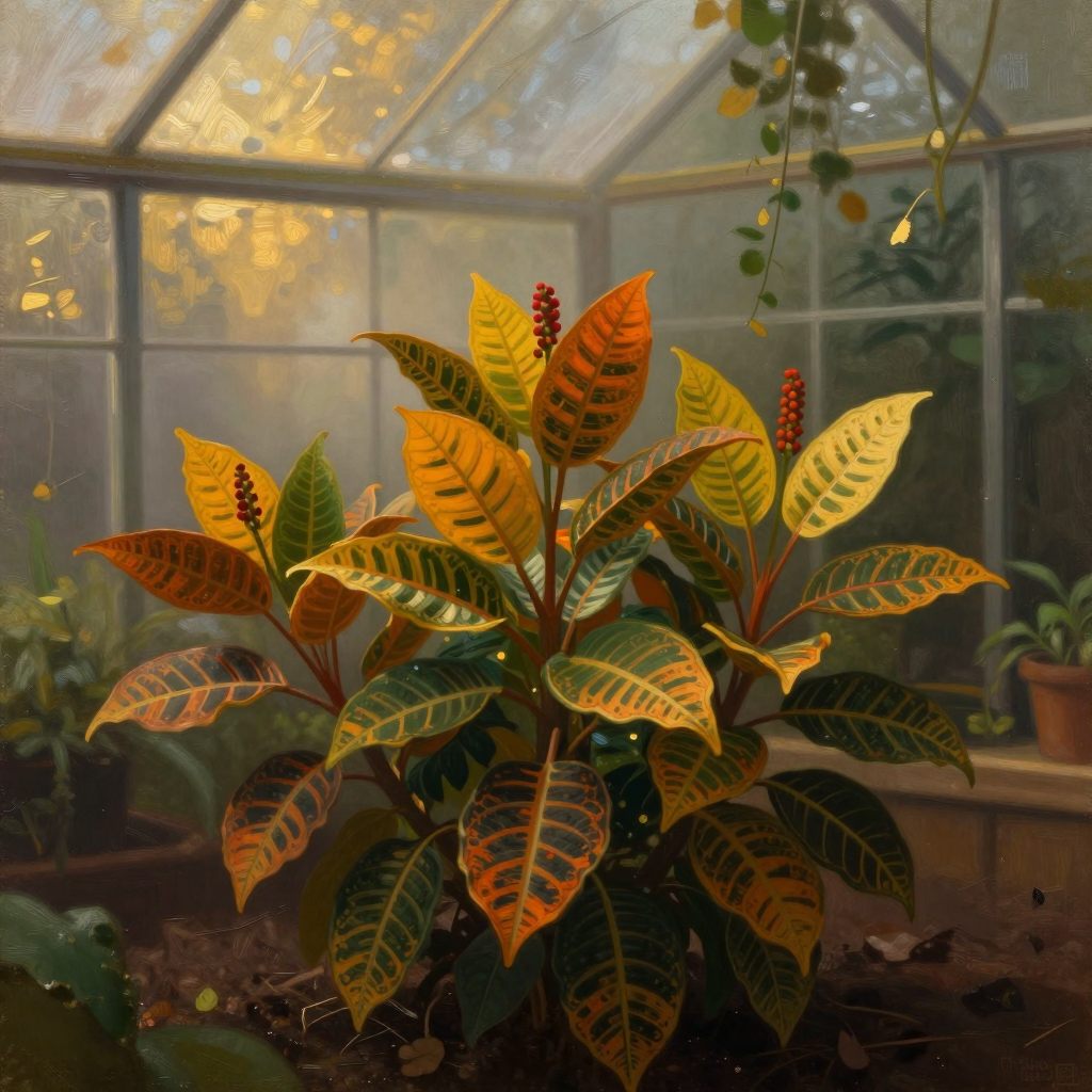 Resilient Acalypha virginica in contemplative setting