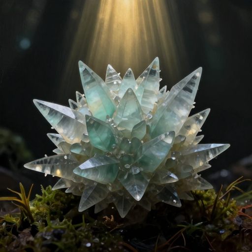 A crystalline formation symbolizing necessary emotional defense.