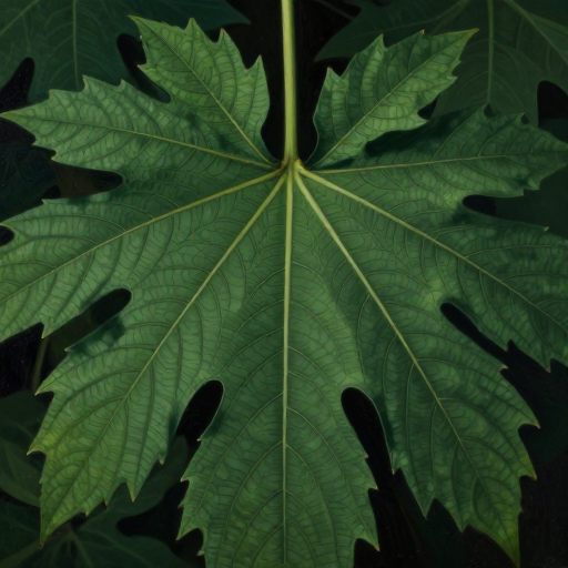 A hyper-detailed Acanthus leaf symbolizing the enduring complexity of the subconscious mind.