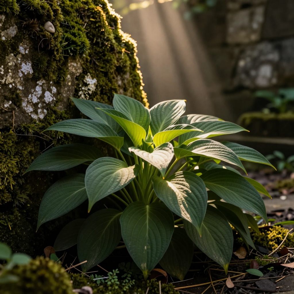 Acanthus mollis leaves symbolizing enduring structure