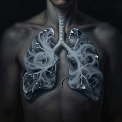 A torso experiencing profound, silent blockage.
