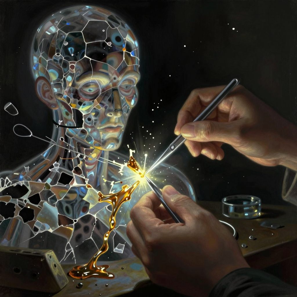 Internal repair of a fractured self.