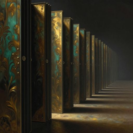 A threshold of compressed possibility.