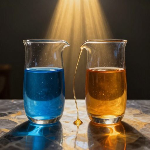 A delicate, luminous balance point.