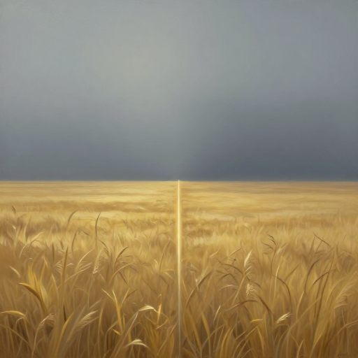 A subtle, glowing threshold dividing two realms.