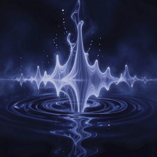 Ethereal visualization of subconscious vibration.