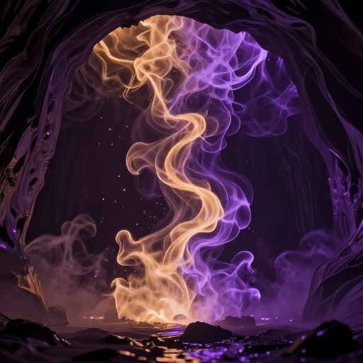 High internal emotional tension visualized as atmospheric friction.