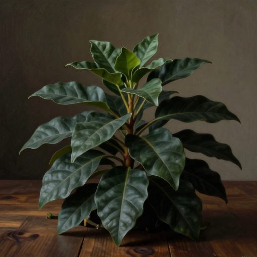 A solitary Boronia plant, symbolizing sustained growth, bathed in contemplative light.
