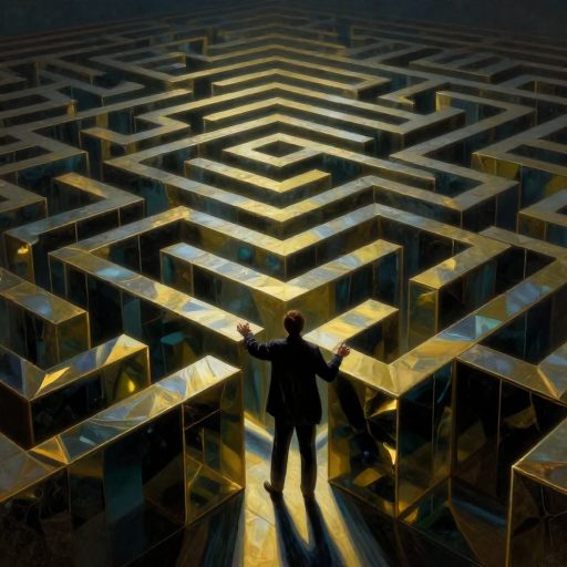 Figure resisting suffocating geometric structure.