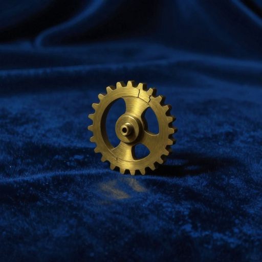 A solitary, intricately detailed mechanical piece resting on velvet, symbolizing integrity and vulnerability.