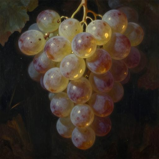 Luminous clusters of spheres forming a collective whole.