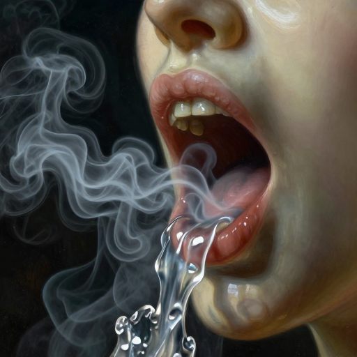 Allegorical threshold of unspoken words.